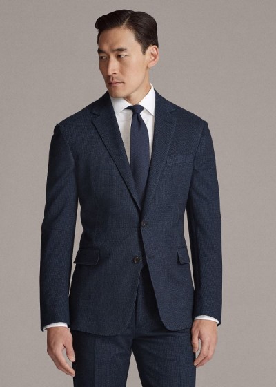 Men's Ralph Lauren Hadley Piqué Suit Jacket | 841367XRH